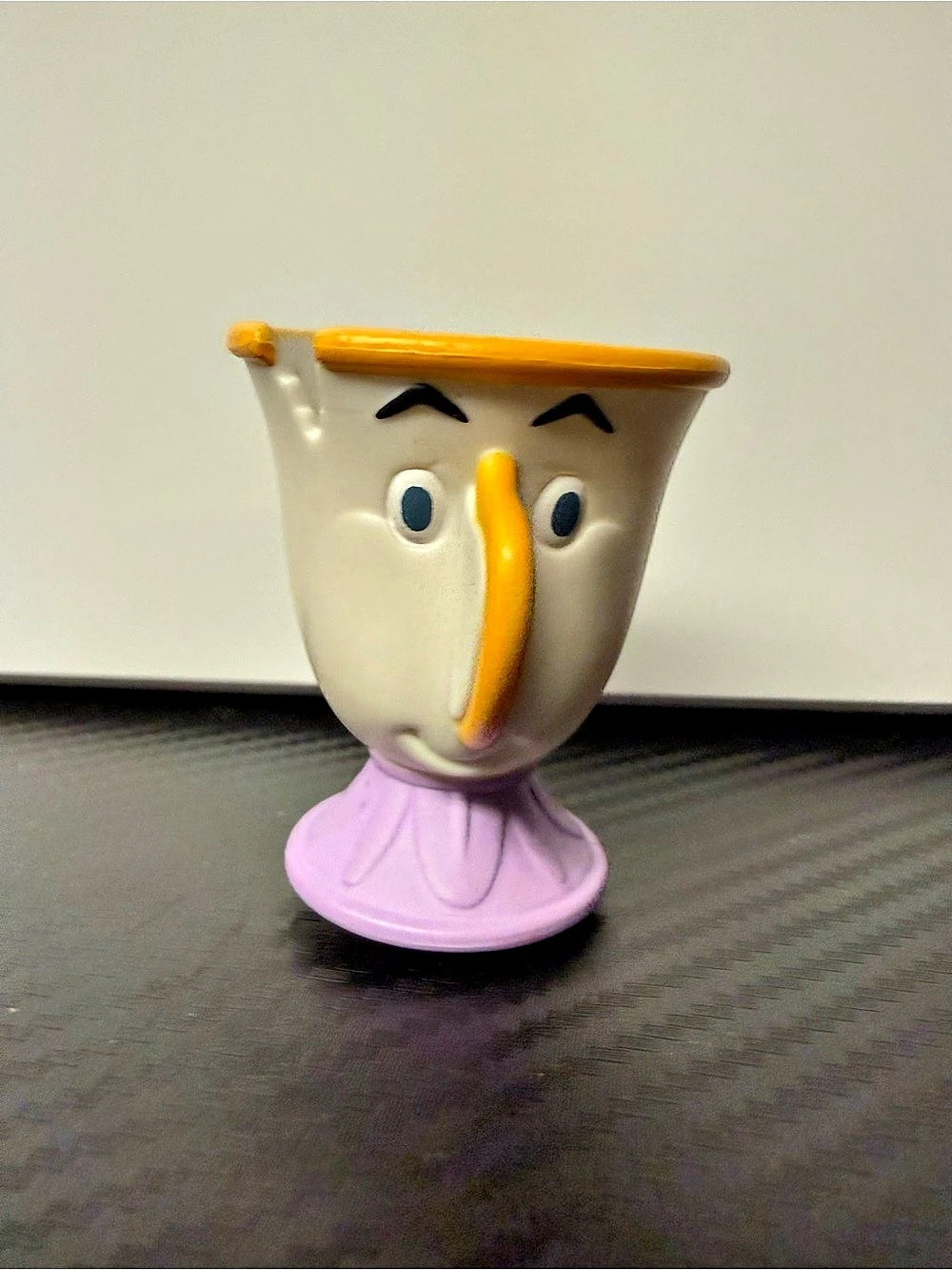 Disney Chip McDonald's Happy Meal Toy Cup White & Purple